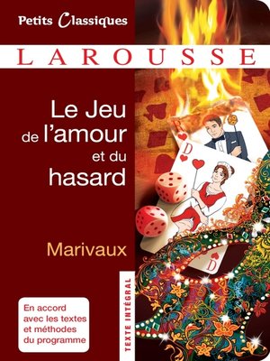 cover image of Le Jeu de l'amour et du hasard